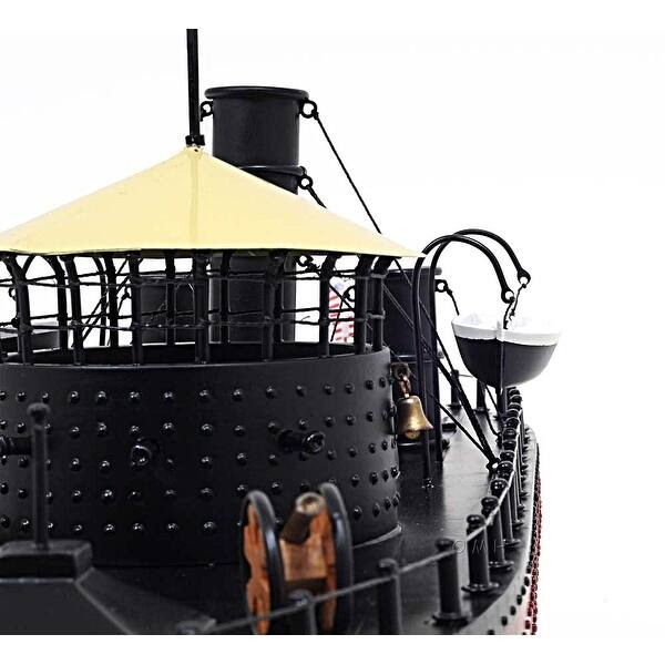 Old Modern Handicrafts U.S.S. Monitor Ironclad Warship Model