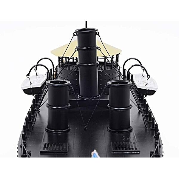 Old Modern Handicrafts U.S.S. Monitor Ironclad Warship Model