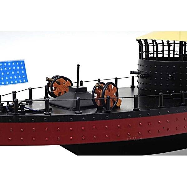Old Modern Handicrafts U.S.S. Monitor Ironclad Warship Model