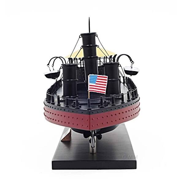 Old Modern Handicrafts U.S.S. Monitor Ironclad Warship Model