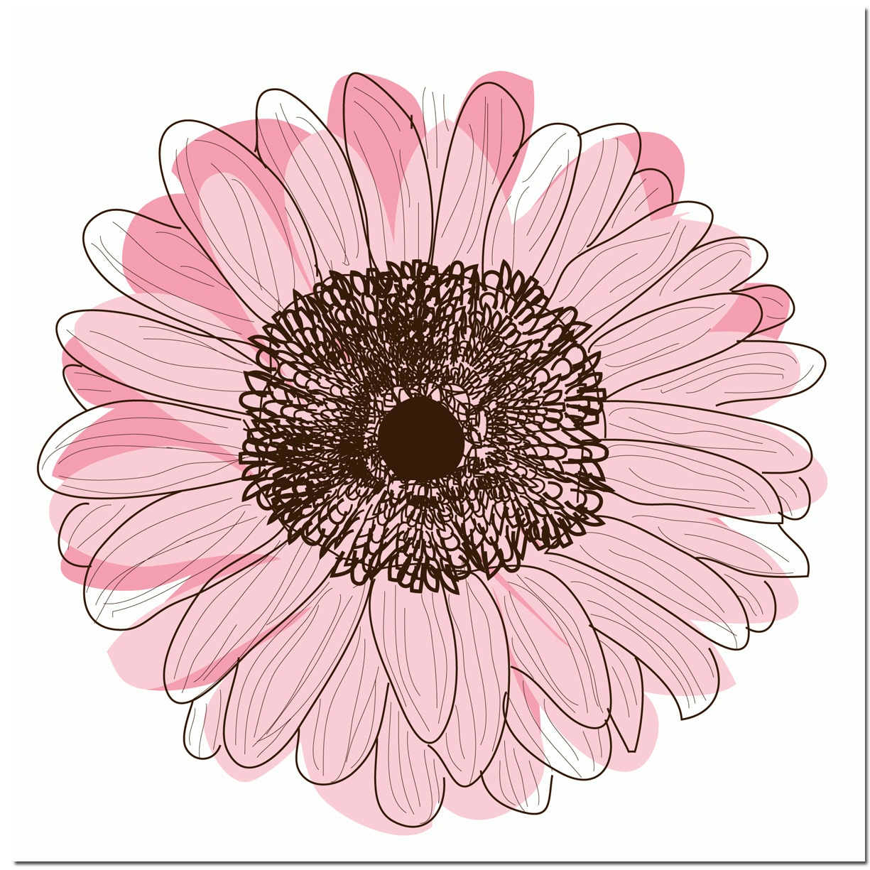 Single Flower- Light Pink Art Print - Bed Bath & Beyond