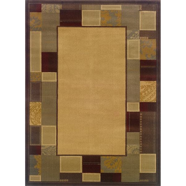 Indoor Beige/ Brown Area Rug (9'10 x 12'9)