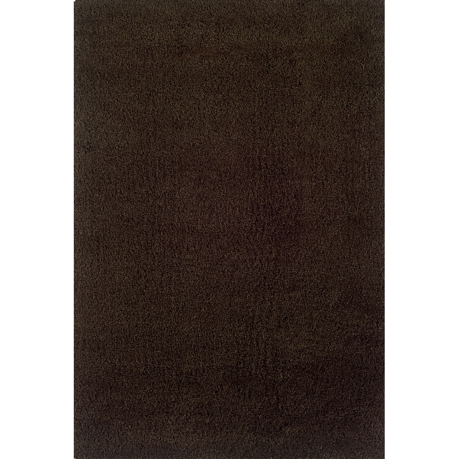 Indoor Brown/ Brown Shag Area Rug (910 X 127)