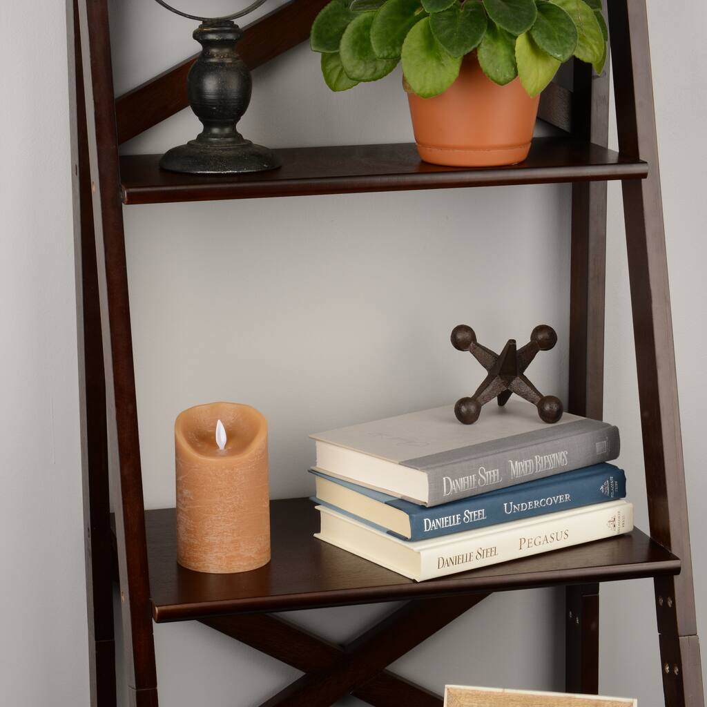 MYSTIQUE FLAMELESS CANDLE TAUPE DISTRESSED