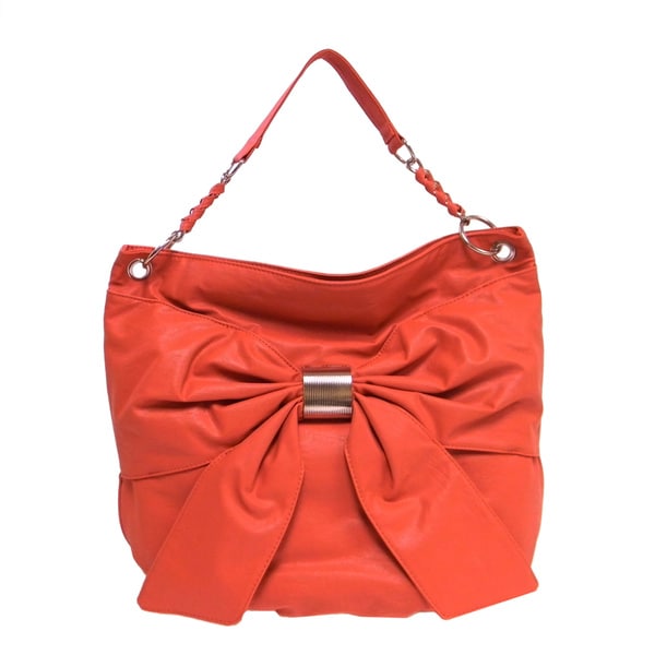Shop Bueno Women's 'Sophia' Bow Front Shoulder Bag - On Sale - Free ...