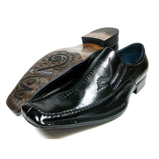 Shop Delli Aldo Men S Dragon Embroidered Square Toe