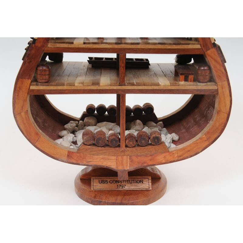 USS Constitution Cross Section Model