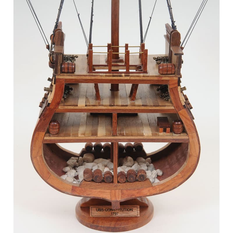 USS Constitution Cross Section Model