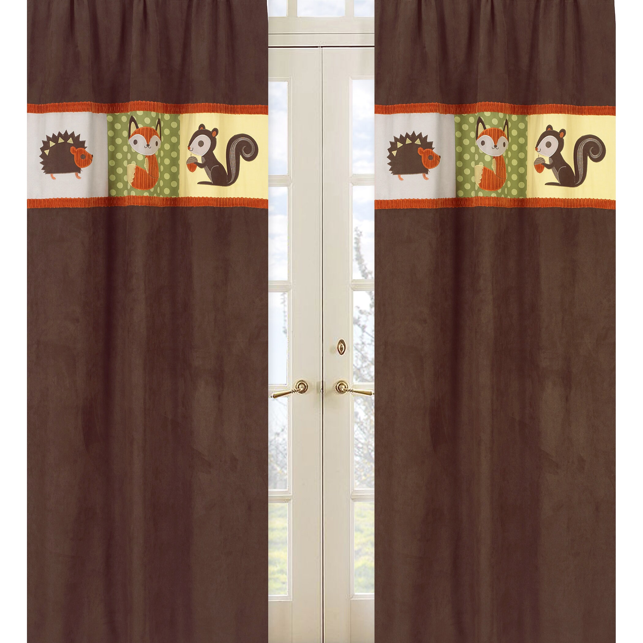 Forest Friends 84 inch Curtain Panel Pair