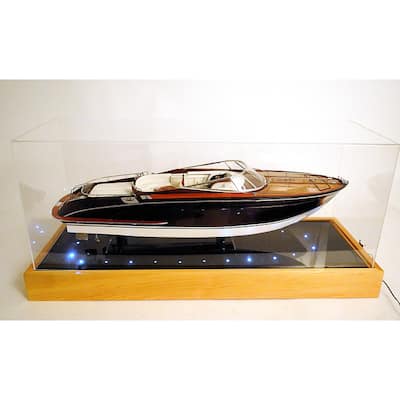 Old Modern Handicrafts Special Case With Lights for Model Speed Boats