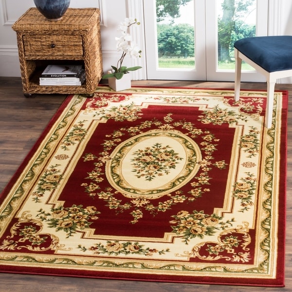 Safavieh Lyndhurst Traditional Oriental Red/ Ivory Rug - 8'11' x 12'
