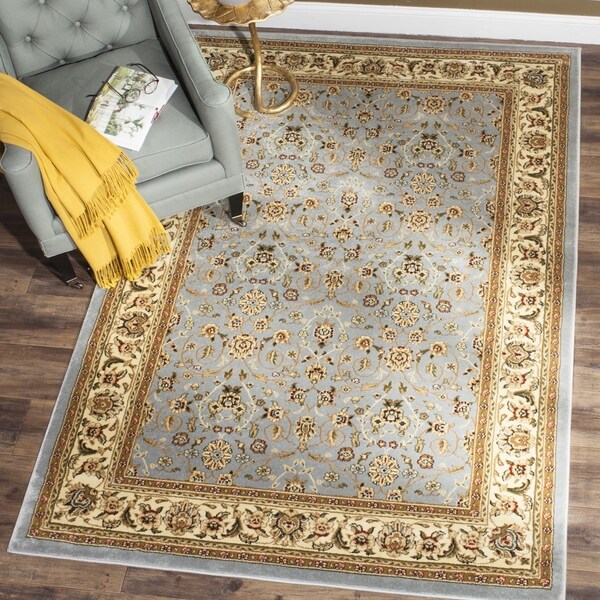 Safavieh Lyndhurst Traditional Oriental Light Blue/ Ivory Rug - 10' x 14'