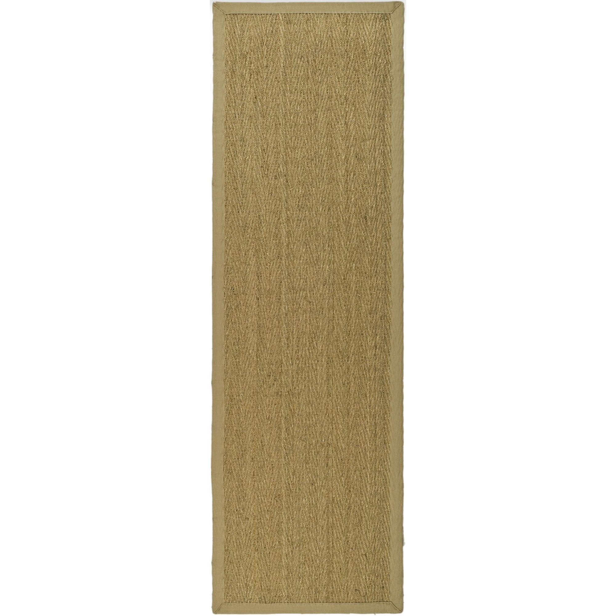 Hand woven Sisal Natural/ Beige Seagrass Rug (2 6 X 22)