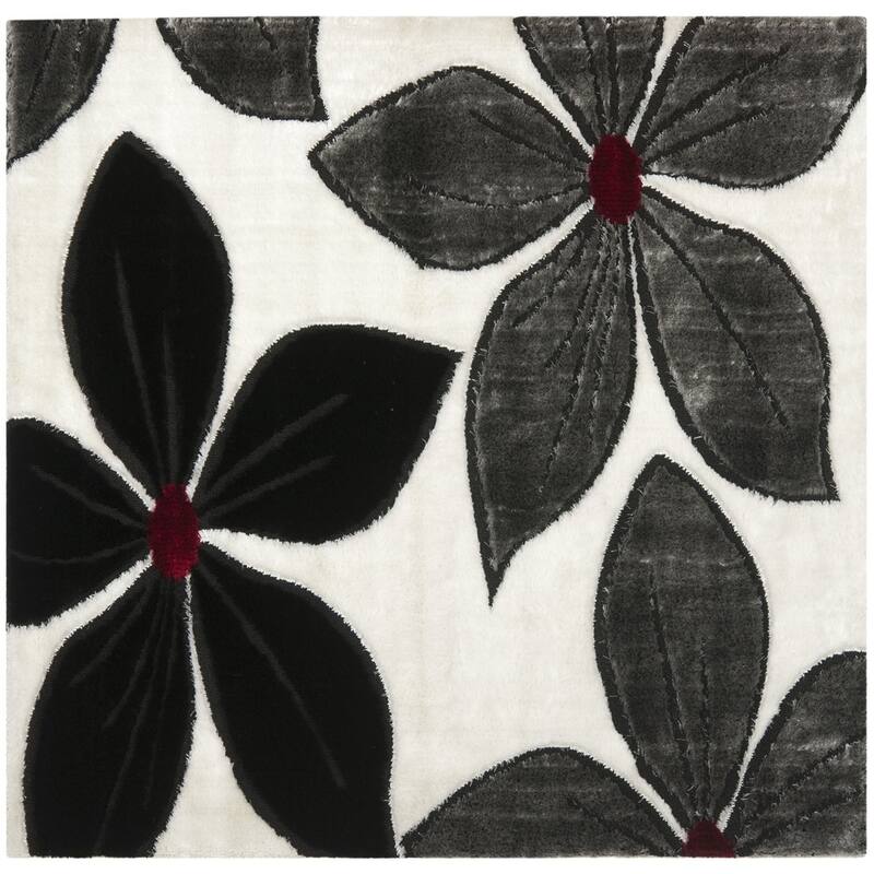 SAFAVIEH Miami Shag Dervla Floral 1.5-inch Thick Rug