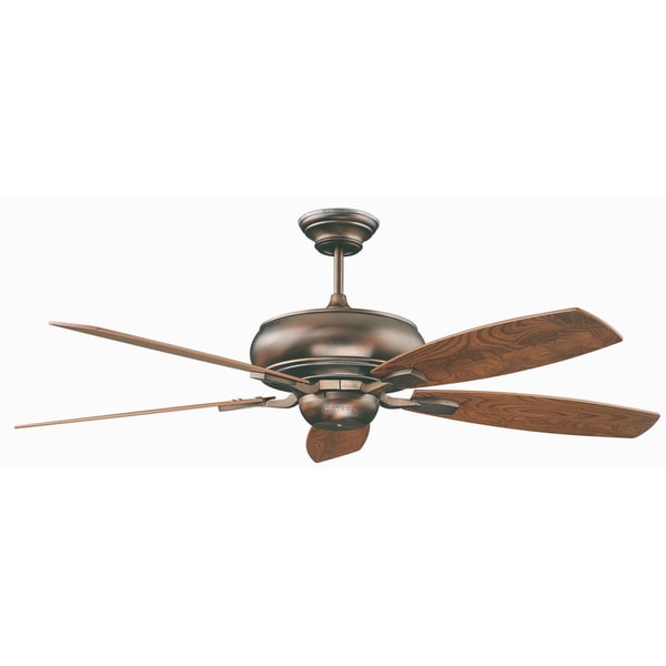 52-Inch Oil Brushed Bronze Five Blade Ceiling Fan - Free Shipping ...