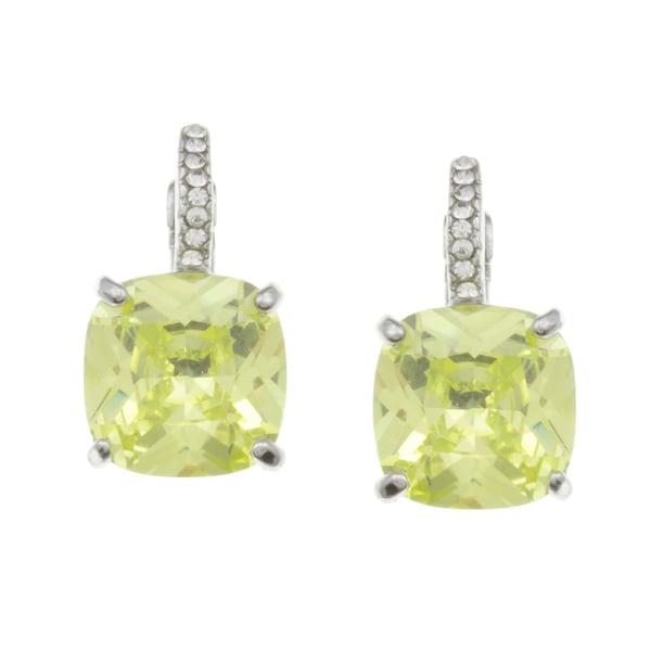 Shop City by City City Style Silvertone Light Green and White Cubic ...