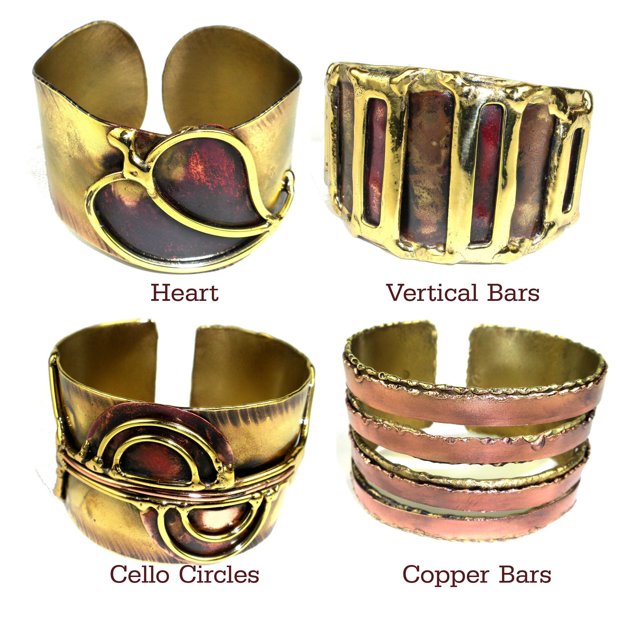 Shop Handcrafted Brass and Copper Cuffs (South Africa) Free Shipping