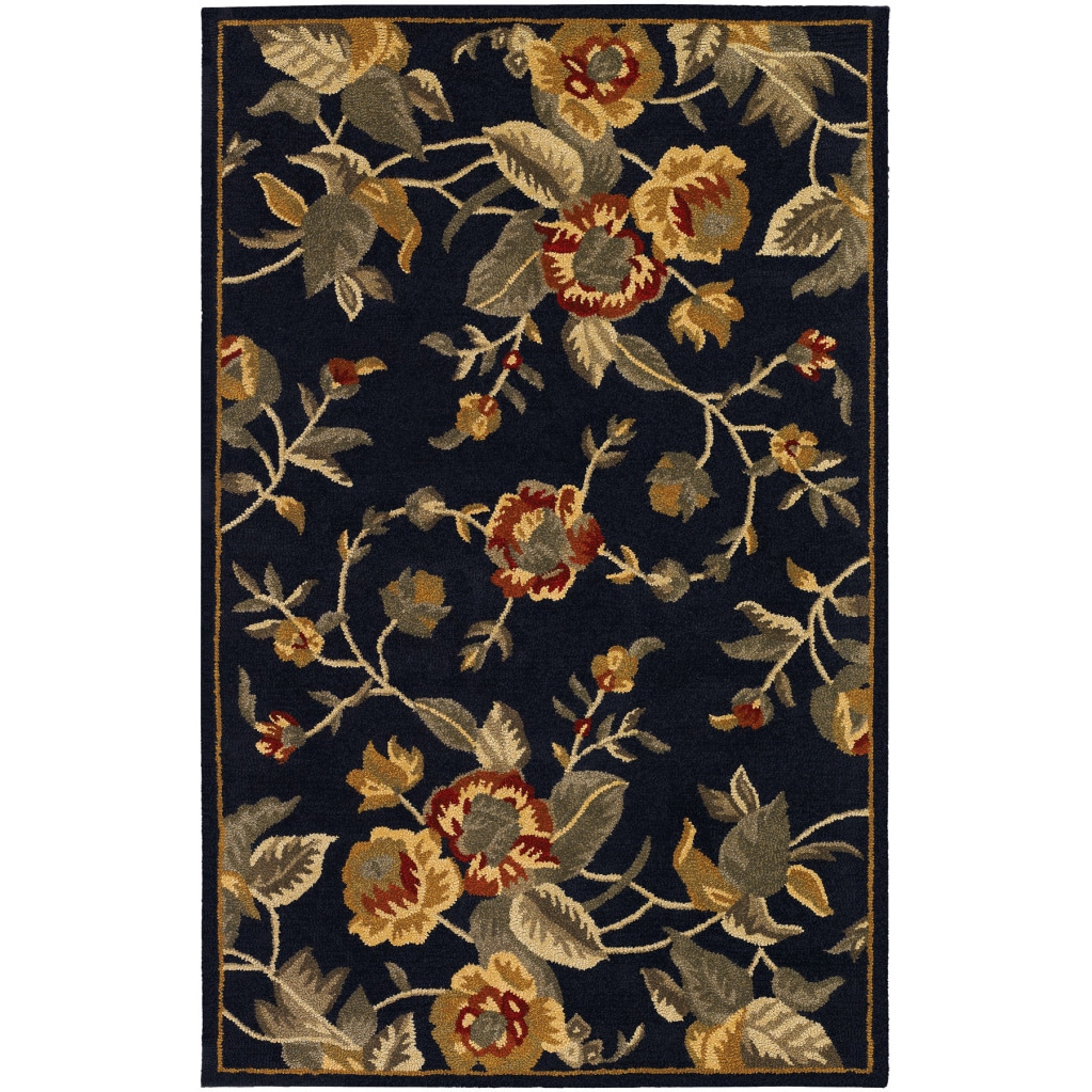 Botanique Bailey/ Black Area Rug (9 X 12)