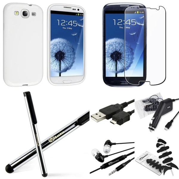 BasAcc Case/ Screen Protector/ Charger/ Stylus for Samsung© Galaxy S3