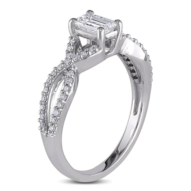 Miadora Signature Collection 14k White Gold 4/5ct TDW Certified Diamond Ring