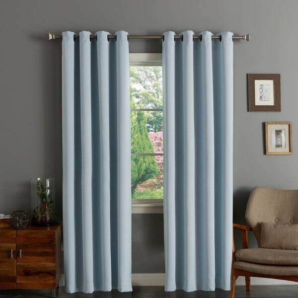 Shop Aurora Home Grommet Top Thermal Insulated 120 Inch Blackout