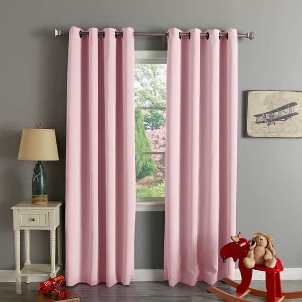 Shop Aurora Home Grommet Top Thermal Insulated 120 Inch Blackout