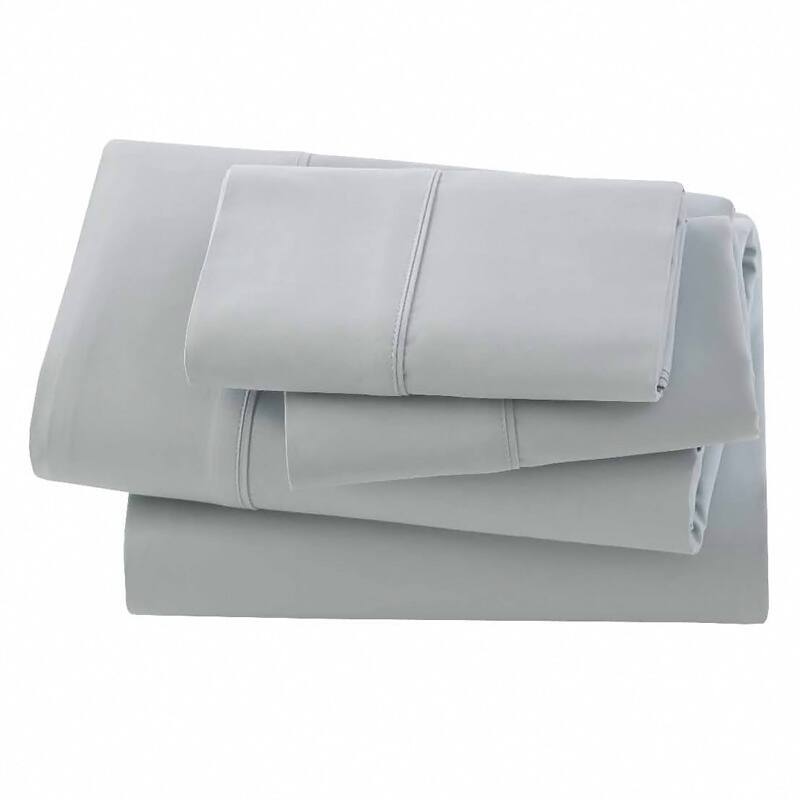 Rayon from Bamboo Collection 300 Thread Count Sham (Set of 2) - Euro Sham - Silver Sage