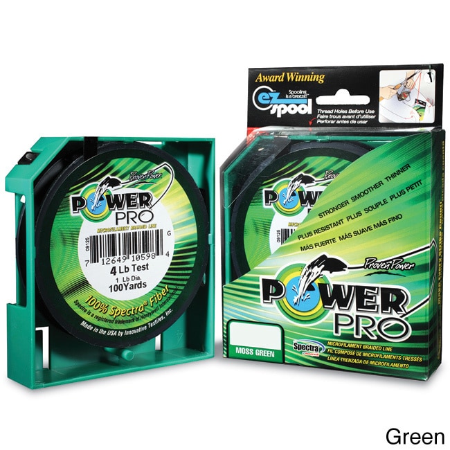 80 lb 500 yards Power Pro Spectra Braid Moss Green NEW