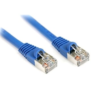 StarTech 75 ft Cat5e Blue Snagless Shielded RJ45 F/UTP Cat 5e Pat