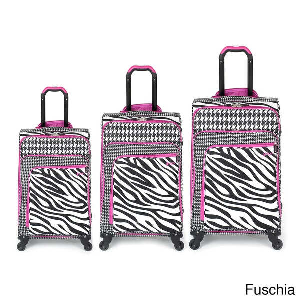 aerolite luggage pink