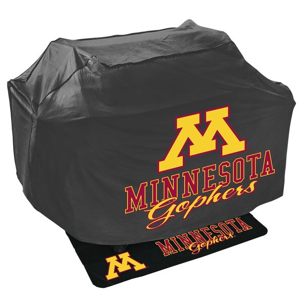 NCAA Polyester Grill Cover and Mat Set