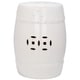 preview thumbnail 2 of 1, SAFAVIEH Paradise Treasures Ivory Cream Ceramic Decorative Garden Stool