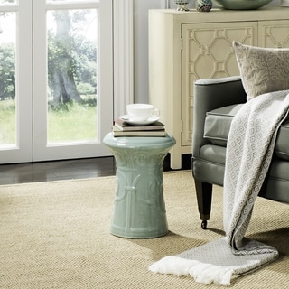 Paradise Zoe Light Blue Ceramic Garden Stool