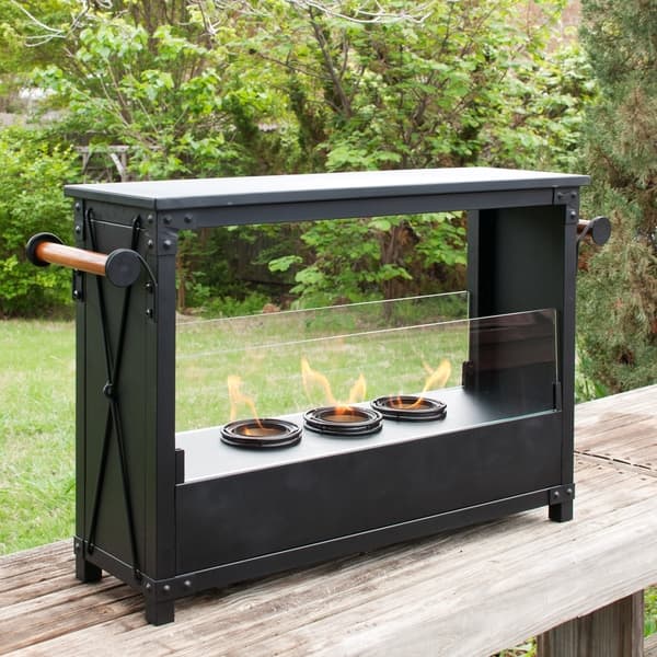 Danya B. 11-inch Indoor/Outdoor Portable Tabletop Fire Pit - Bed