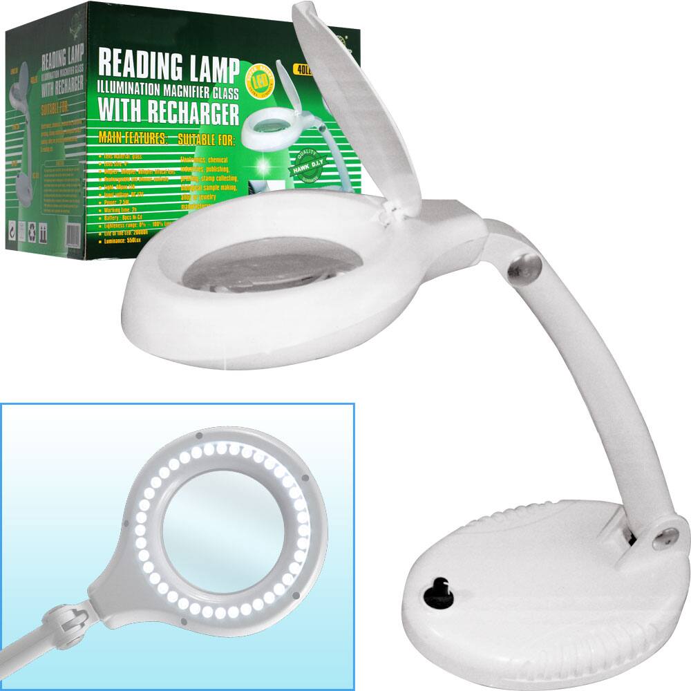 Stalwart Illuminated Magnifier Glass