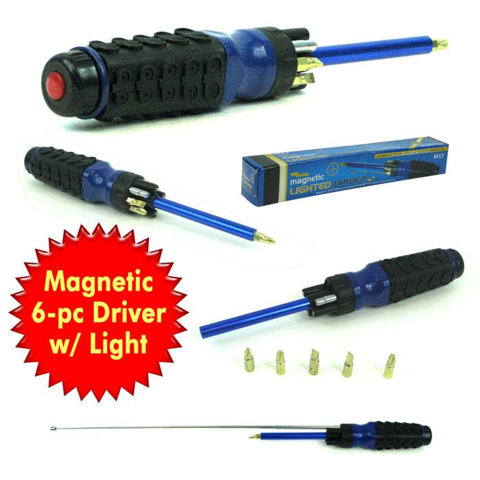 Stalwart 8-in-1 Multipurpose Lighted Magnetic Driver