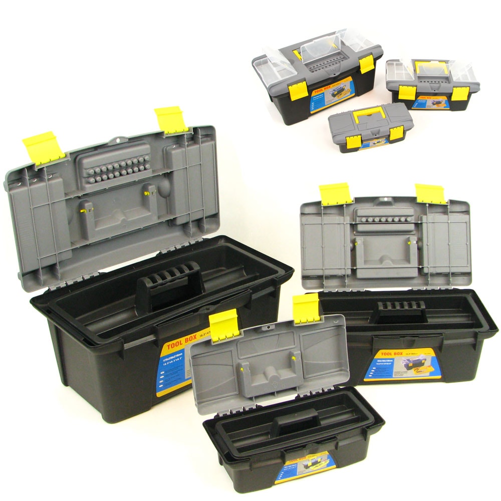 Stalwart 3 piece Durable Tool Box Set