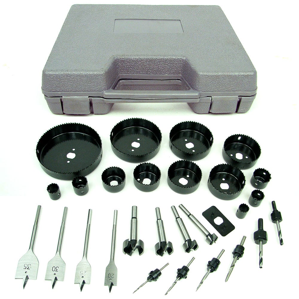 Stalwart Loaded 31-piece Hole Saw and Drill Bit Kit
