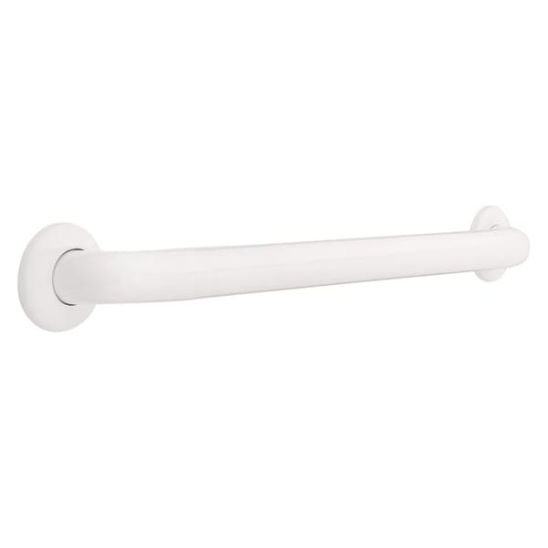 White Concealed Screw Grab Bar (24 x 1.5)