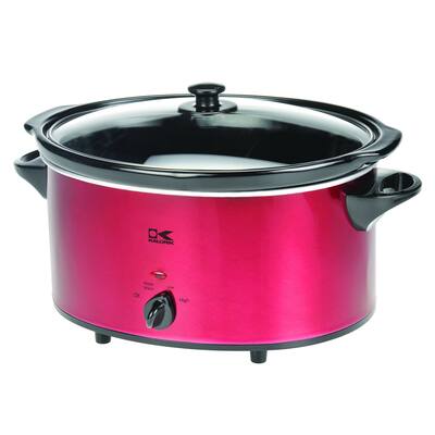 Kalorik Red 6.1-quart Slow Cooker (Refurbished)