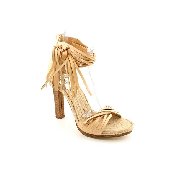 Carlos Santana Women's 'Villa' Beige Leather Sandals Carlos Santana Sandals