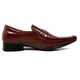 black leatherette slip on loafers