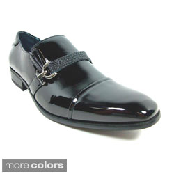 Delli Aldo Men's Patent Leatherette Slip-on Dress Shoes