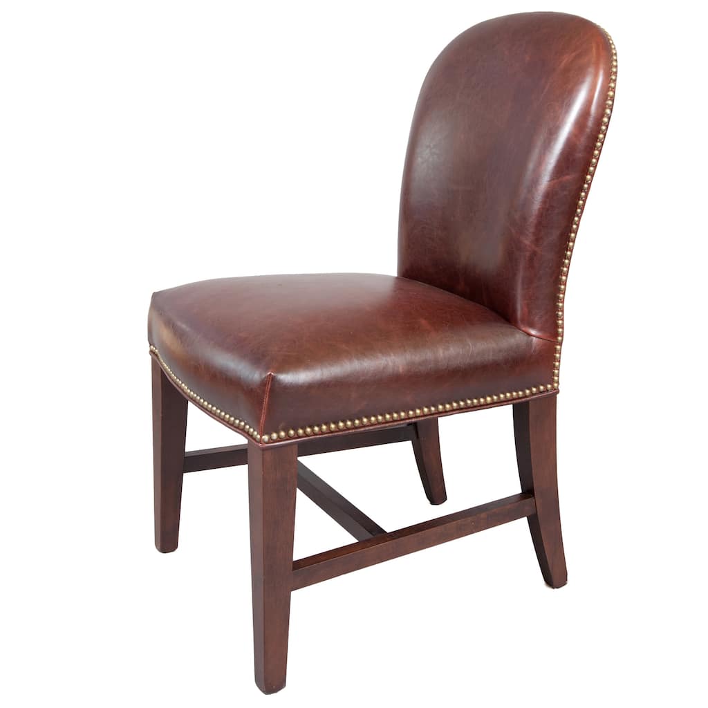 Belmont Leather Dining Chairs (Set of 2)