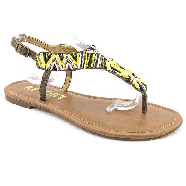Shop Report Women's 'Meryl' Fabric Sandals - Overstock - 7738394