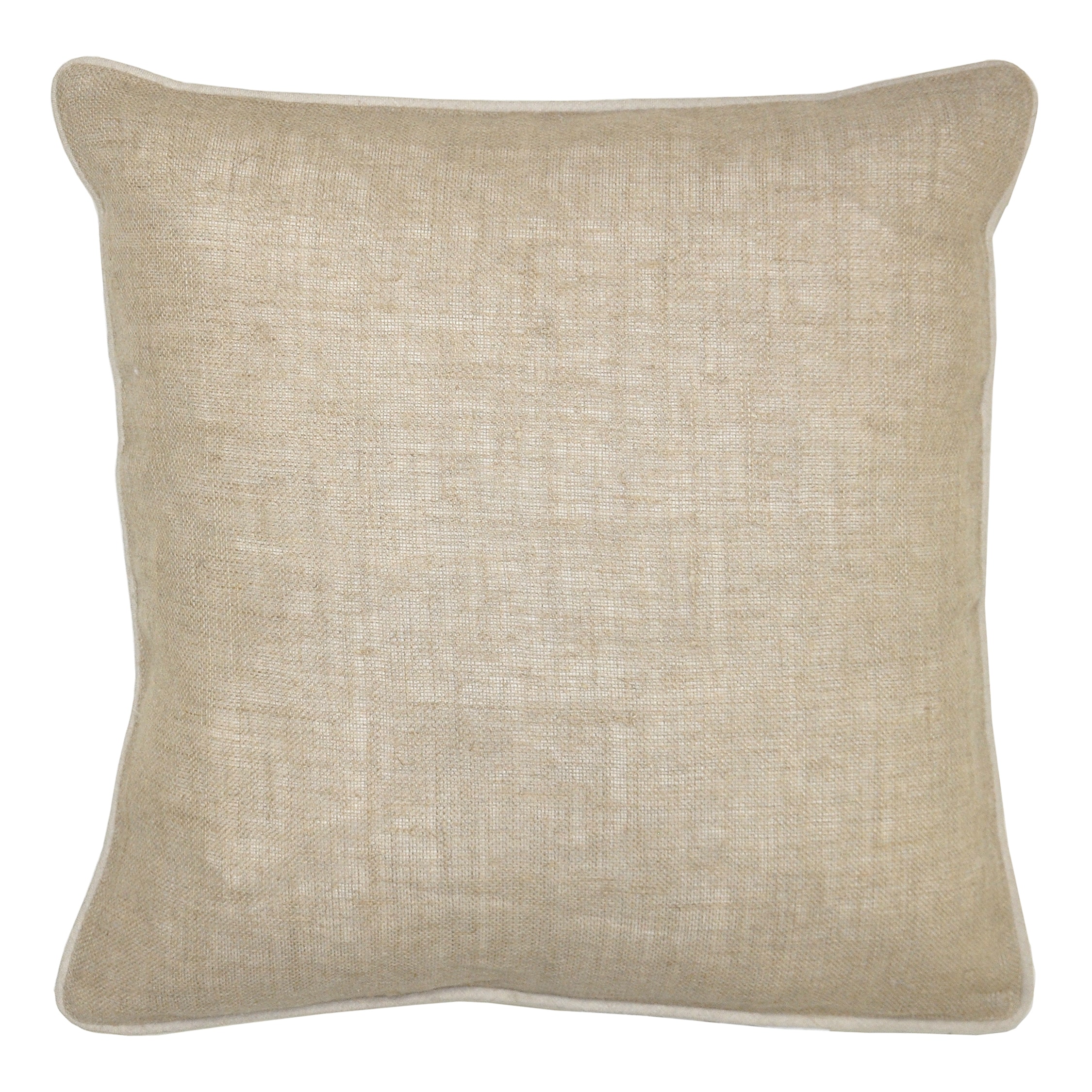 Villa Textured Linen Natural Decorative Throw Pillows (Set of 2) Today