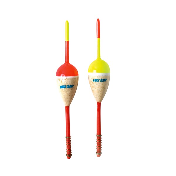 Eagle Claw Oval-Spring 3/4-Inch Balsa Floats (Case of 50)