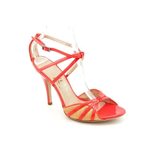 Salvatore Ferragamo Women's 'Grisbi' Patent Leather Sandals (Size 8) Salvatore Ferragamo Sandals