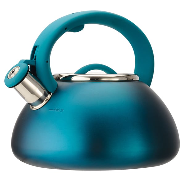 Shop Whistling Matte Teal Kettle Free Shipping On Orders Over 45