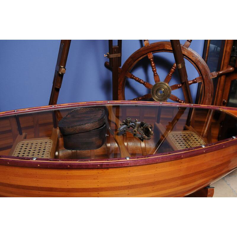 Old Modern Handicrafts Small Nautical Sextant with Leather Case